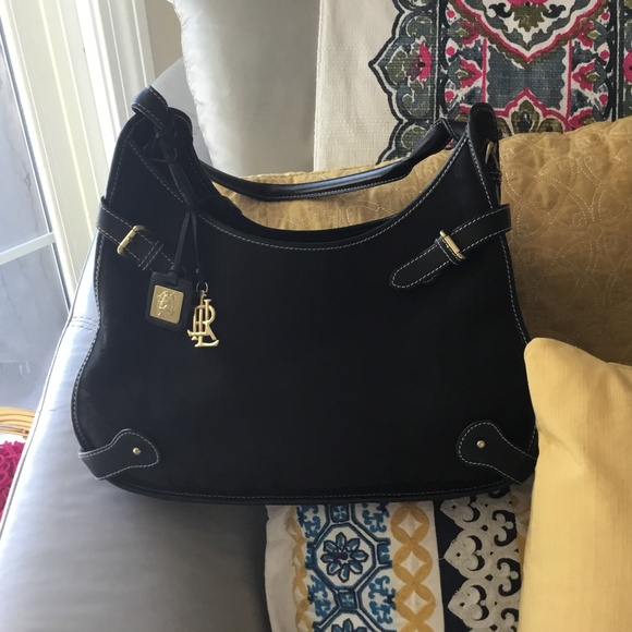 Ralph Lauren Equestrian Hobo Canvas Bag - Picture 5 of 8